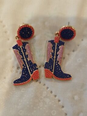 Cowgirl Boot Earrings